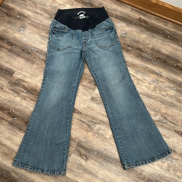 Motherhood Maternity Boot Cut Jeans - Blue - Picture 3 of 14